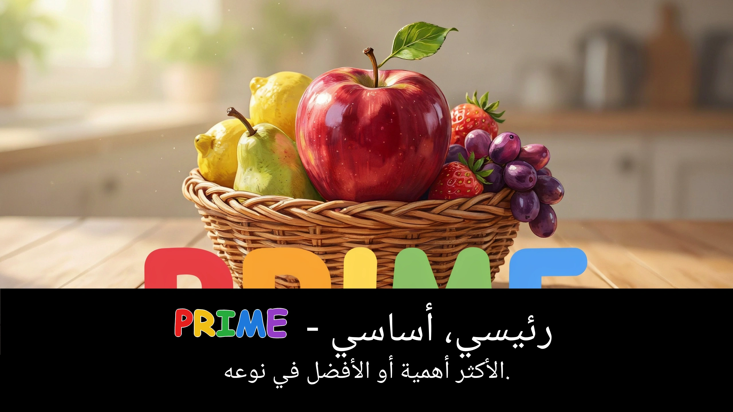 Arabic Illustration for prime